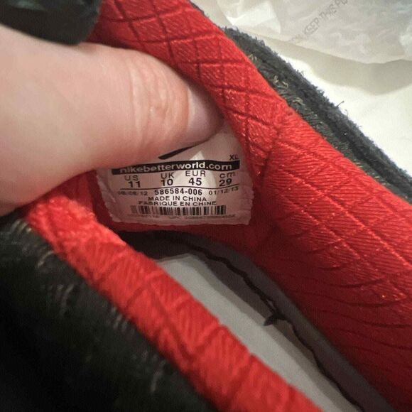 Men's Nike Solarsoft Woven Premium Moccasin Yeezy Size 11 586584-006 Black Snake - Picture 7 of 7